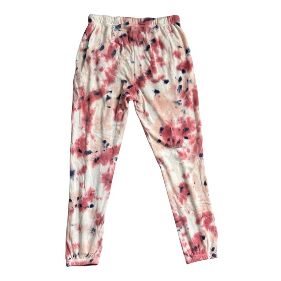 Sonoma Women’s Maternity Tie-Dye Jogger Sweatpants Pink and Blue Size XS - Picture 2 of 6